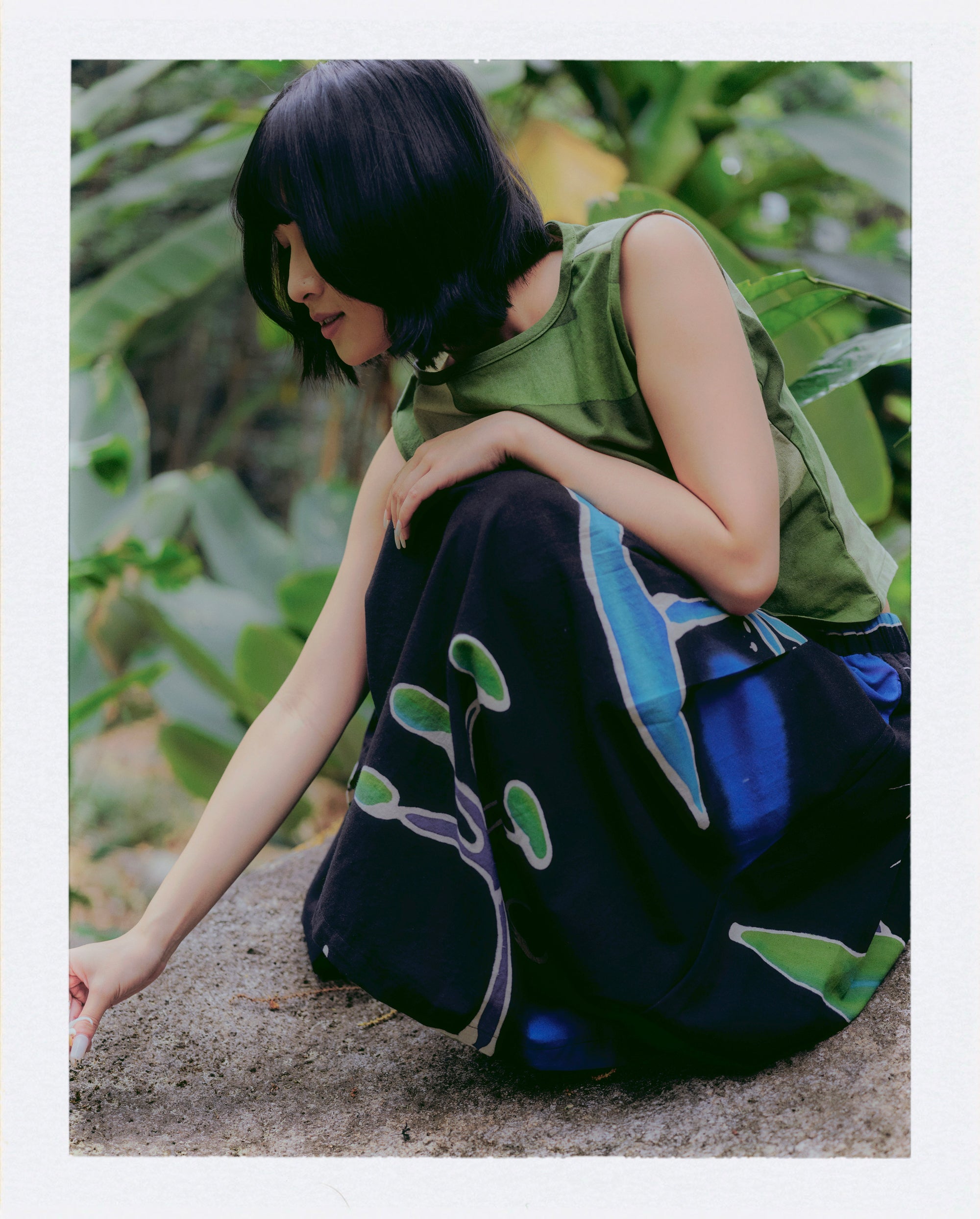 Platy Lagoon Drawstring Skirt