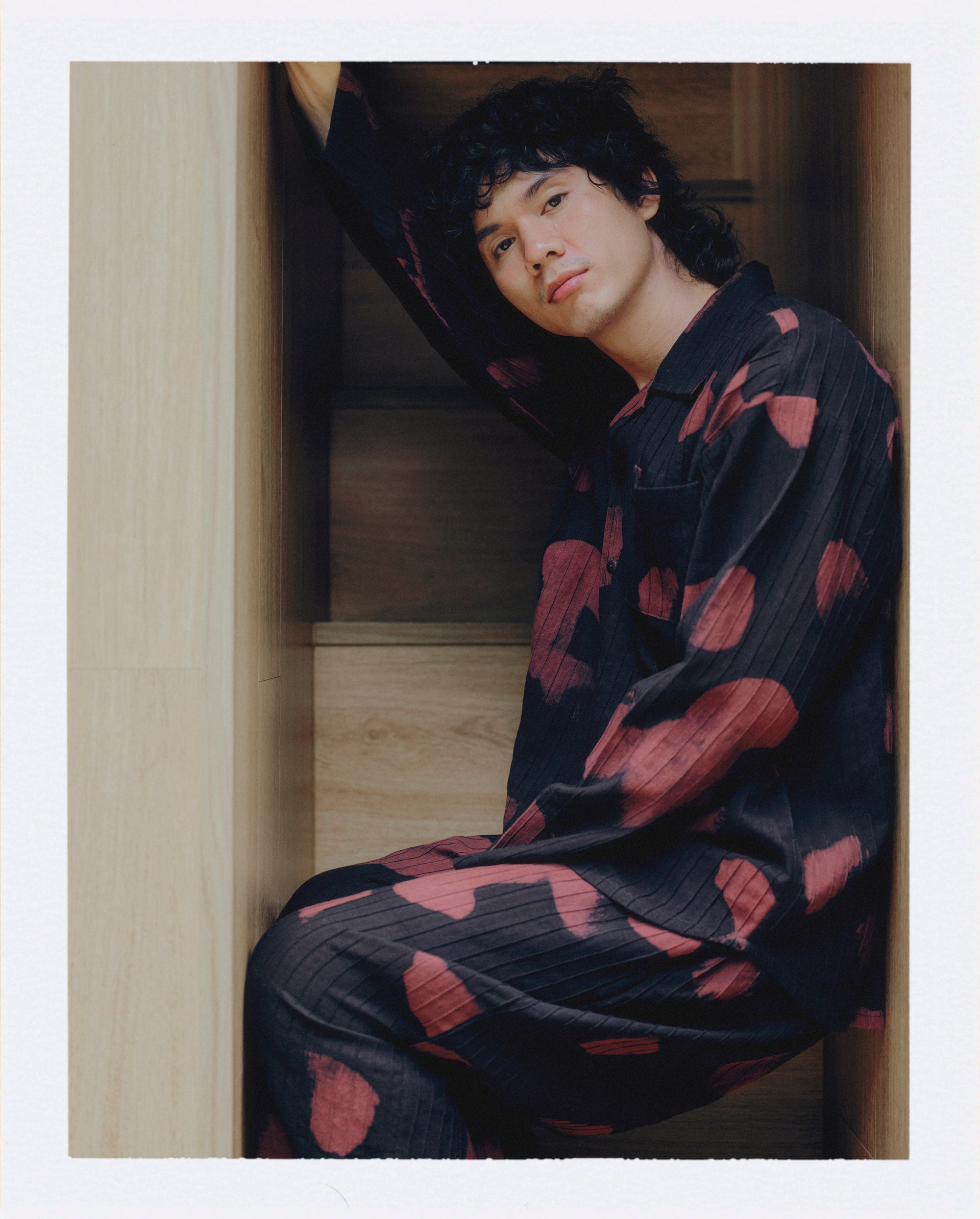 Shadow Beam Camp Collar Long Sleeve Shirt