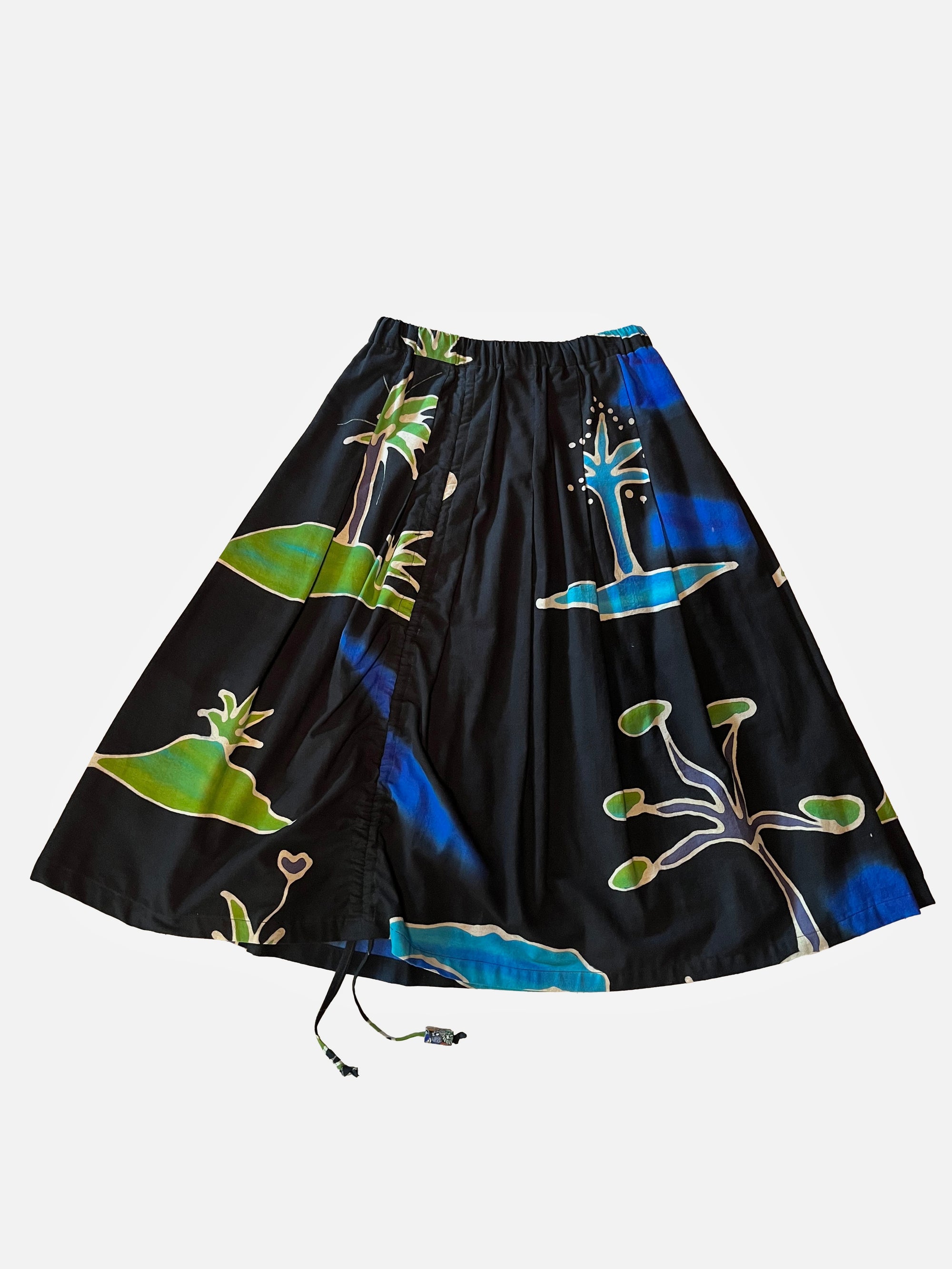 Platy Lagoon Drawstring Skirt