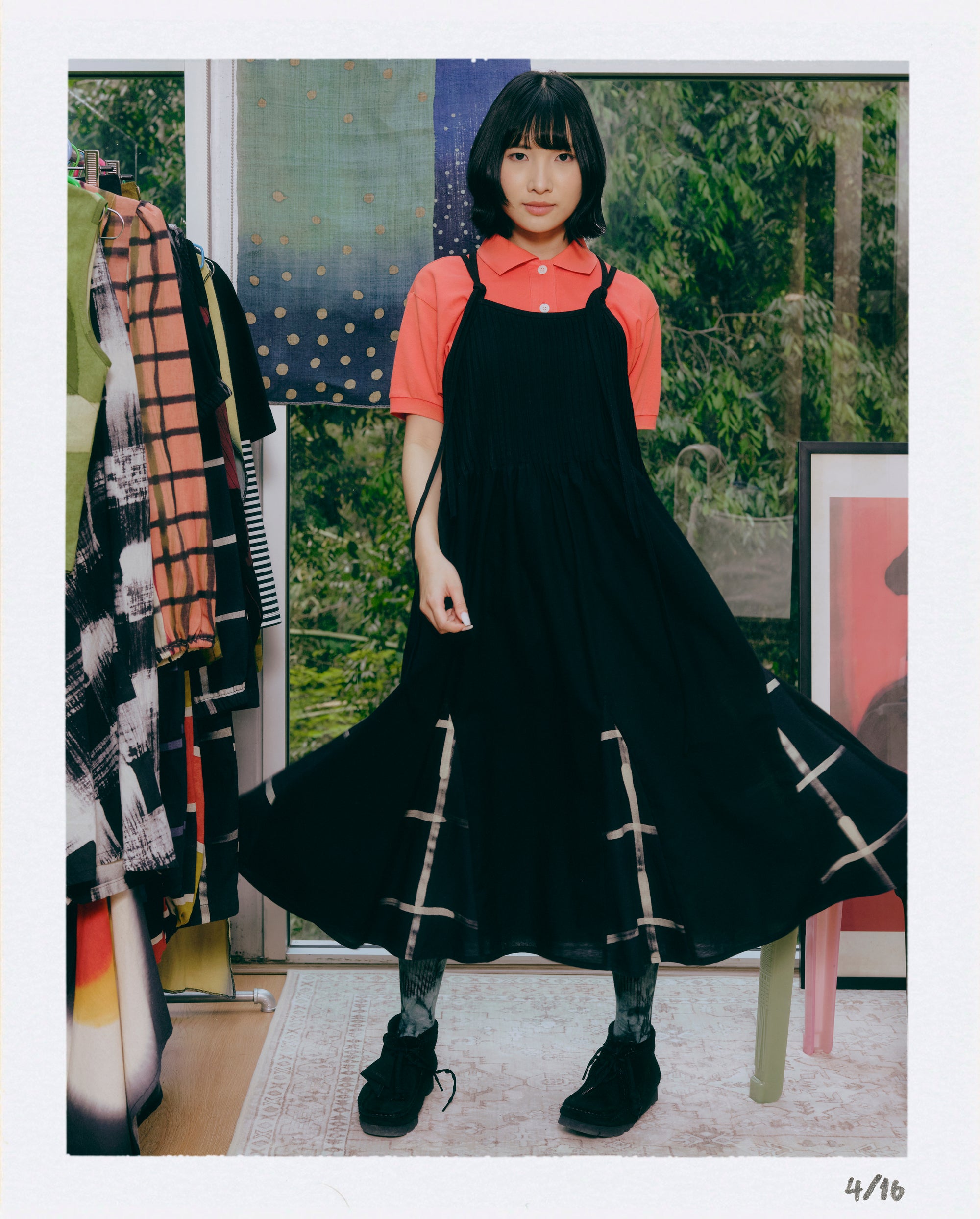 Quiet Motion Cross Strap Dress