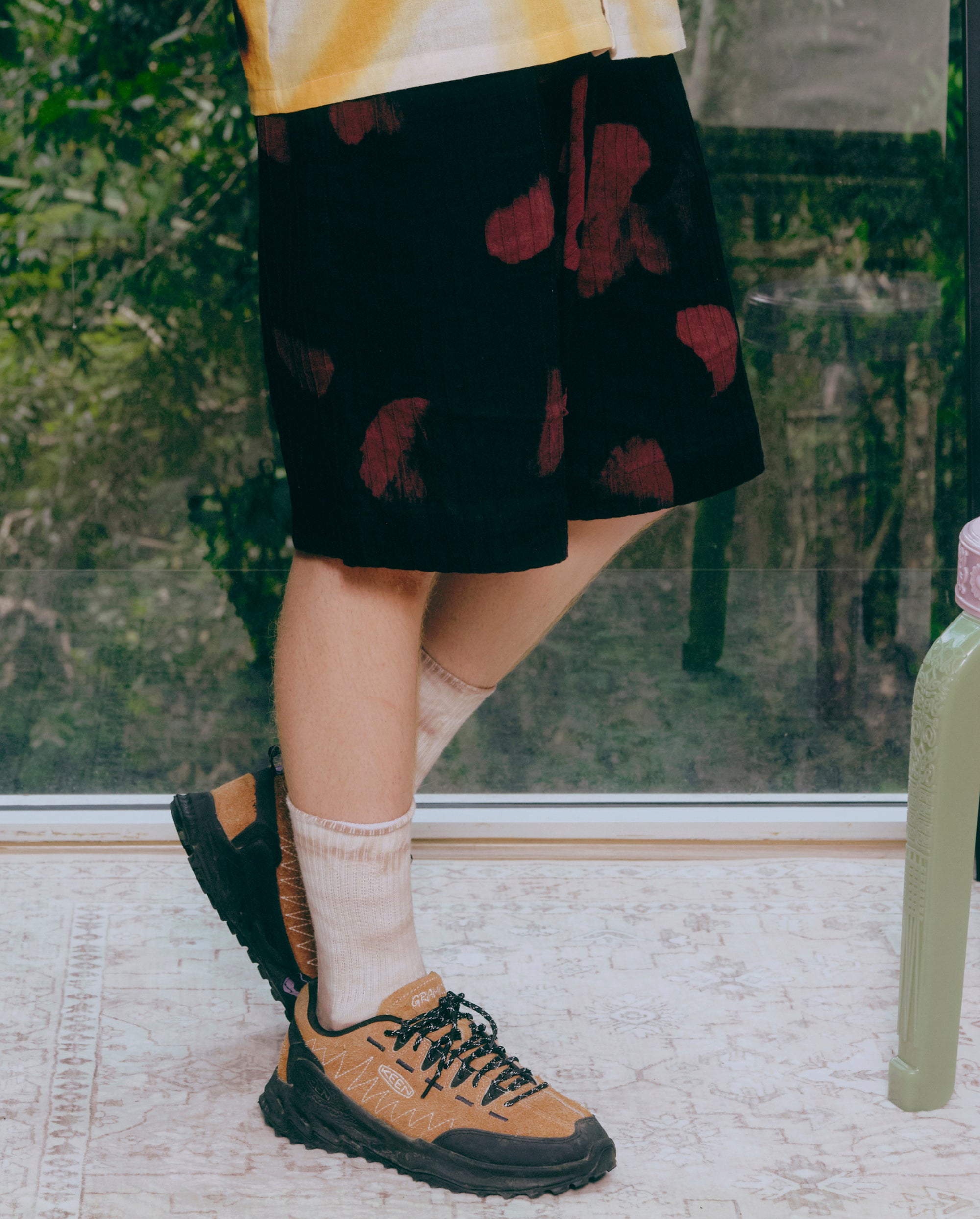 Shadow Beam Wide Leg Shorts