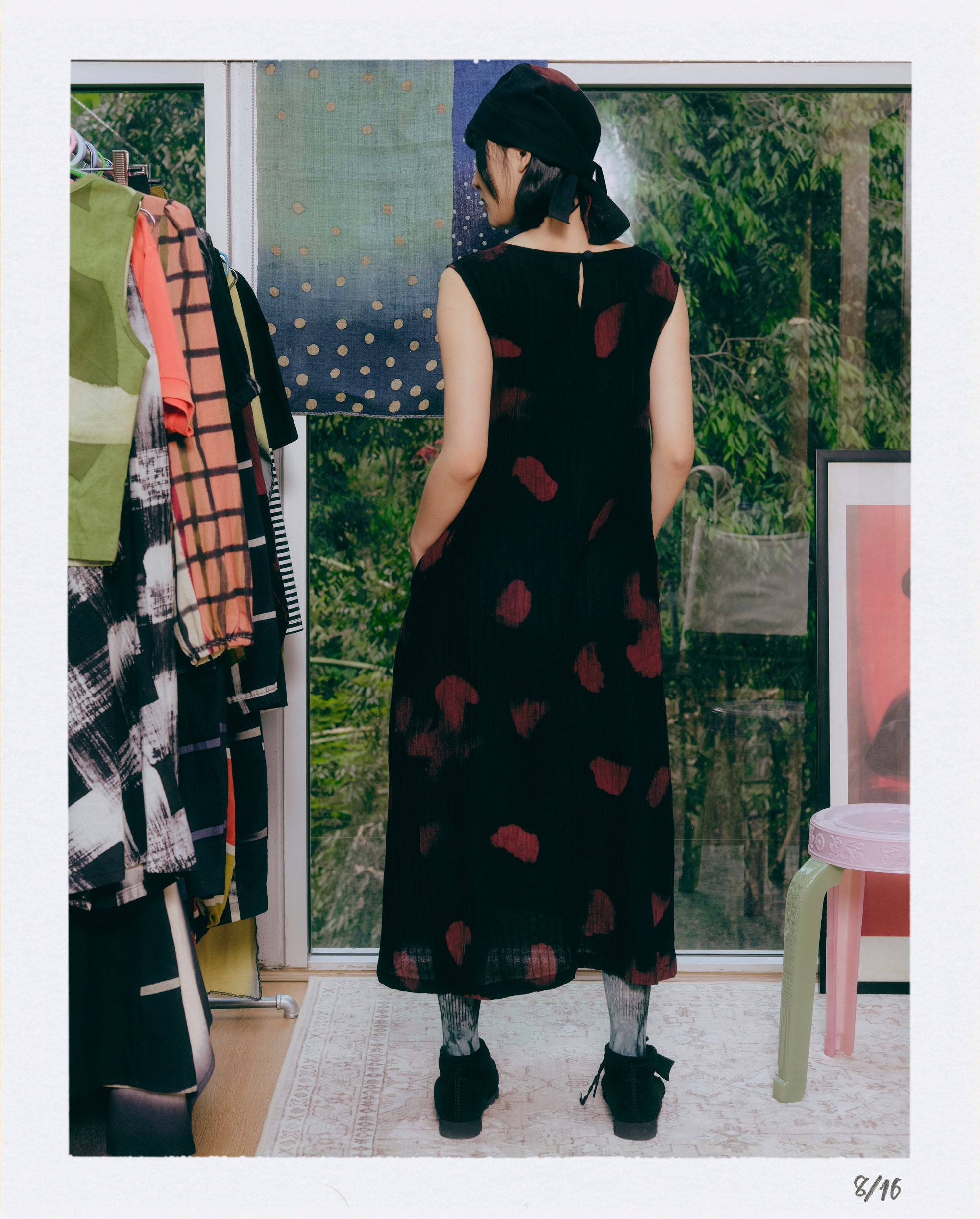 Shadow Beam Vest Long Dress