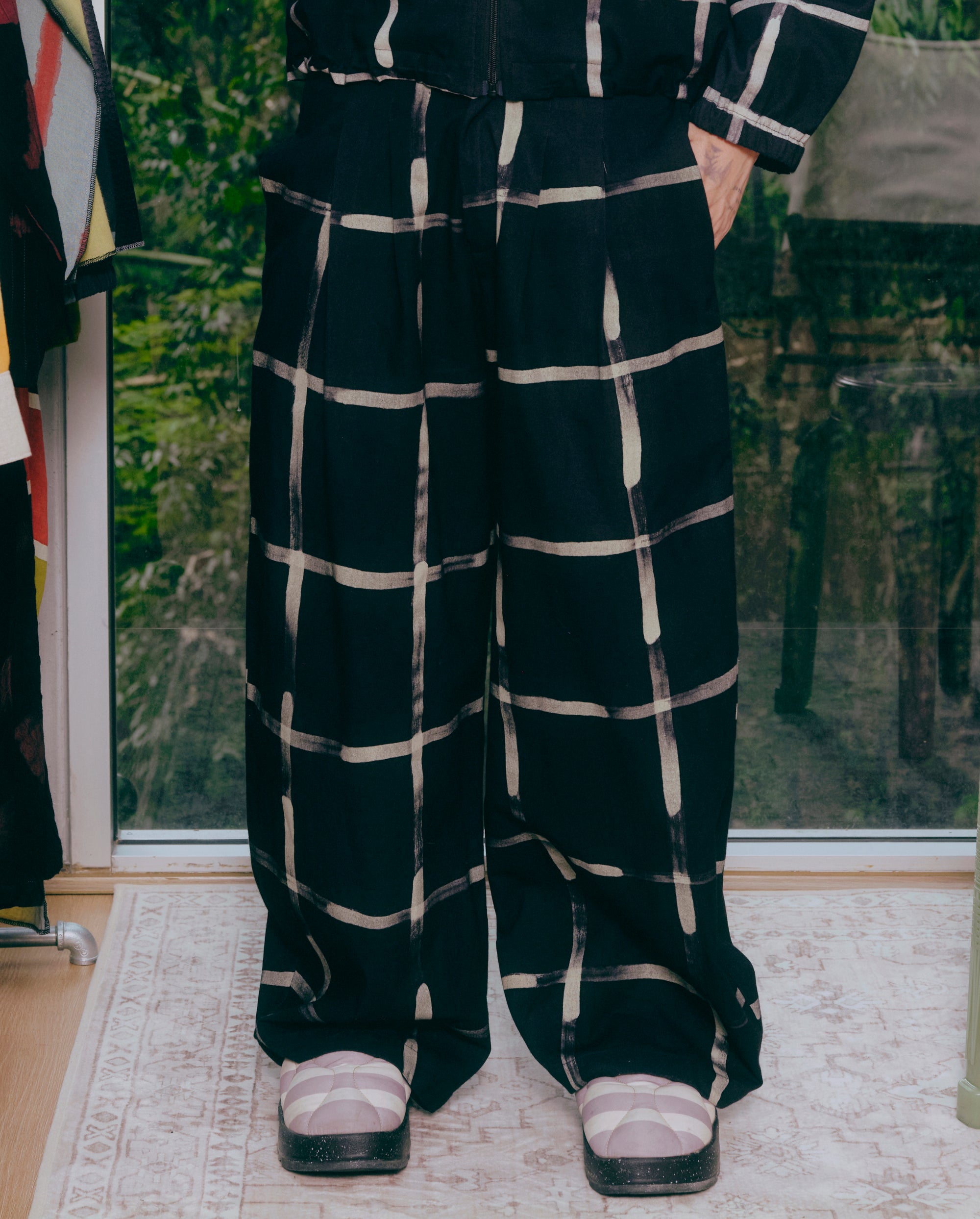 Midnight Pleated Pants