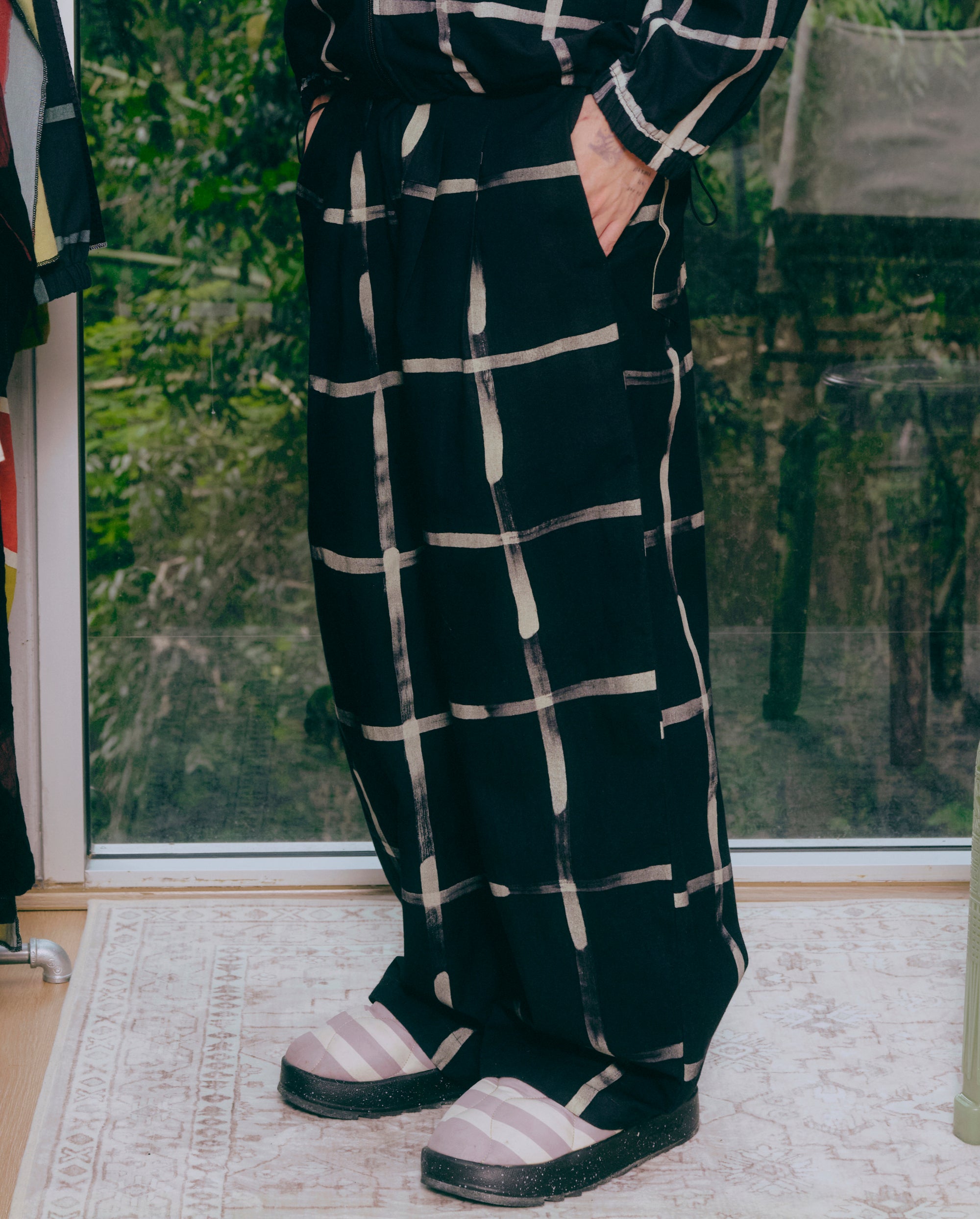 Midnight Pleated Pants