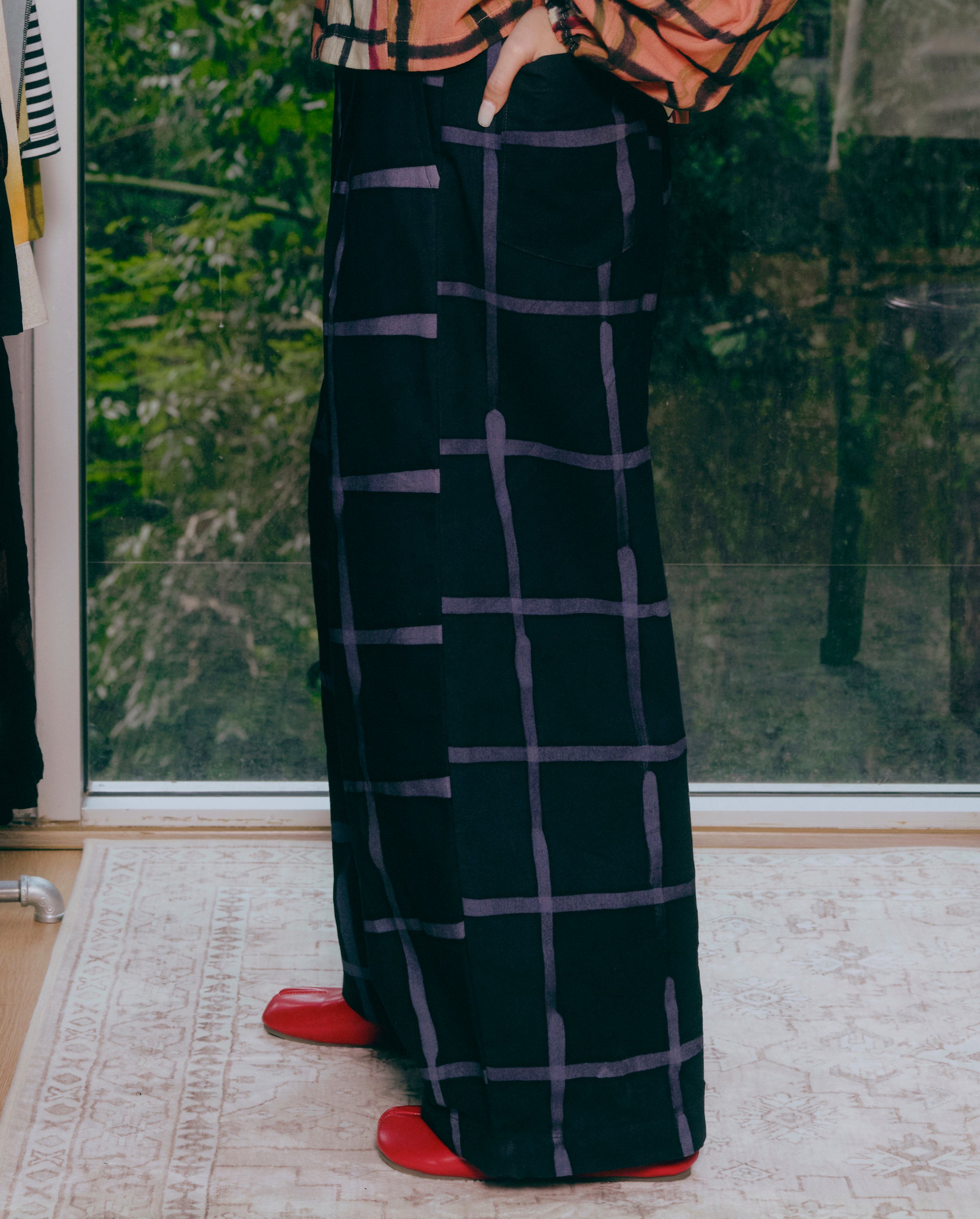 Midnight Pleated Pants