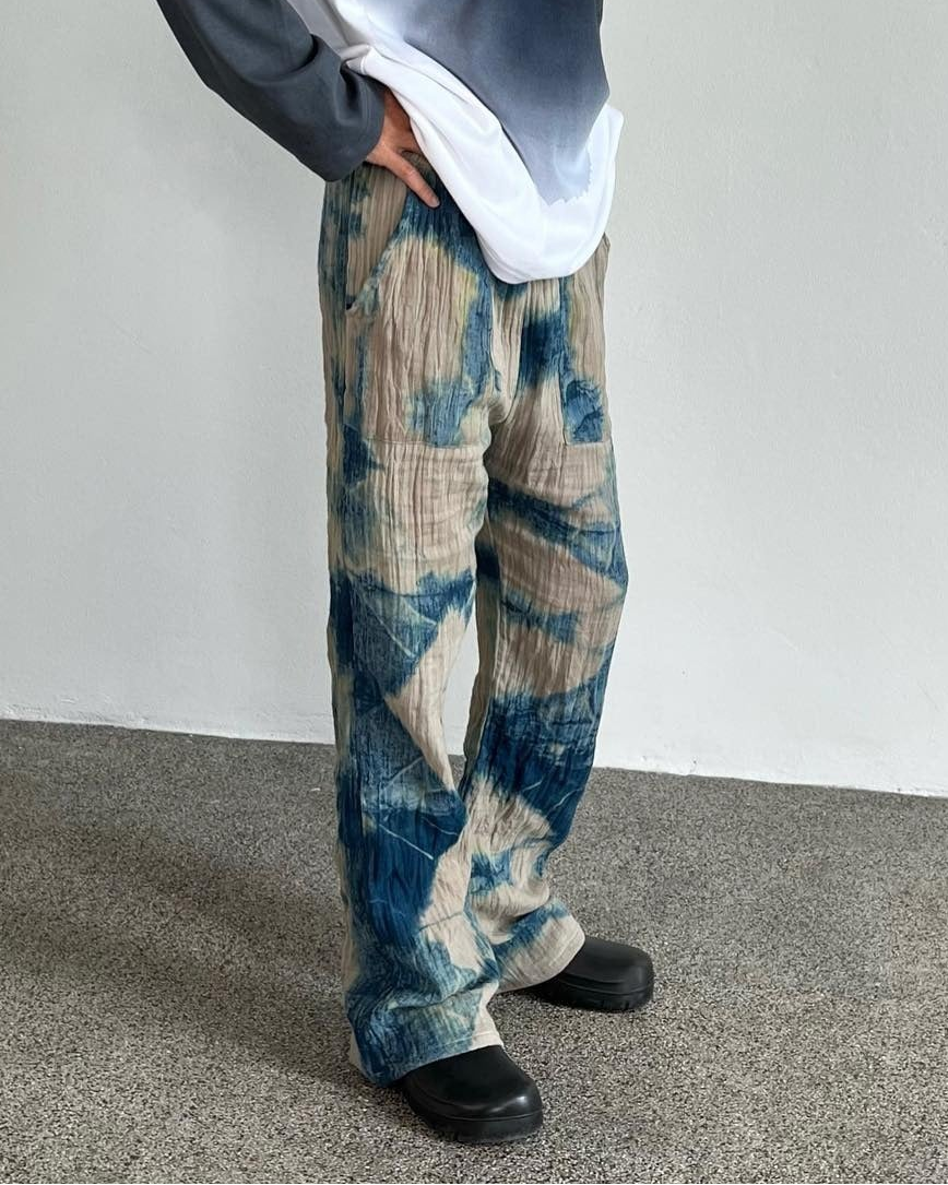 Indiny Wrinkled Bootcut Pants