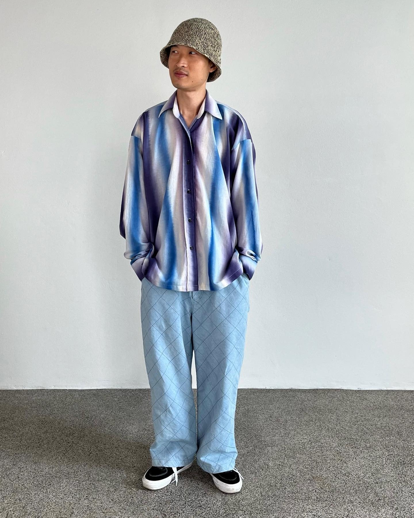 Batik Waves Oversized Shirt