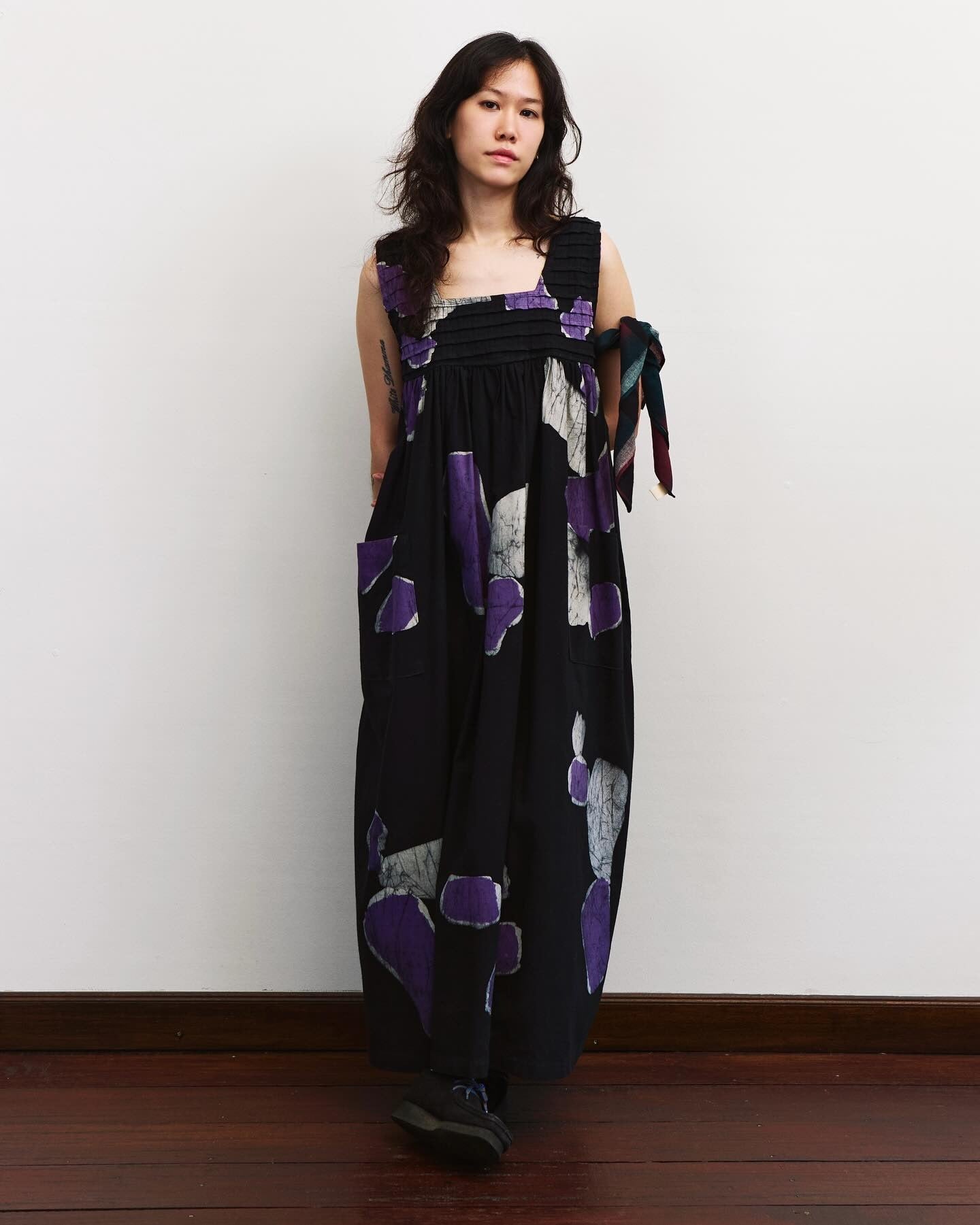 Taro Batik Cami Dress