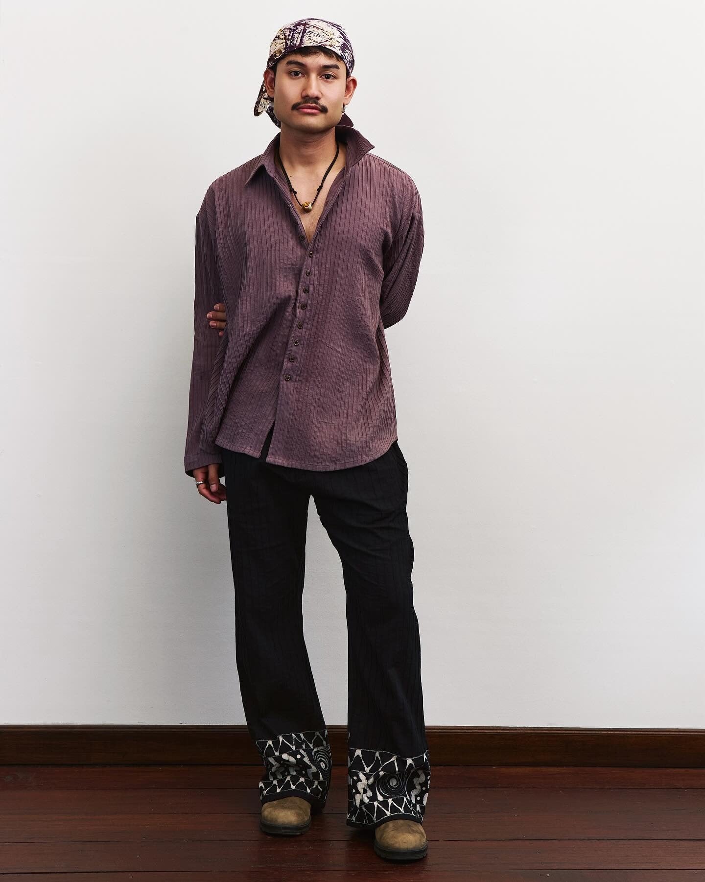 Ink Dyed Buttoned Shirt