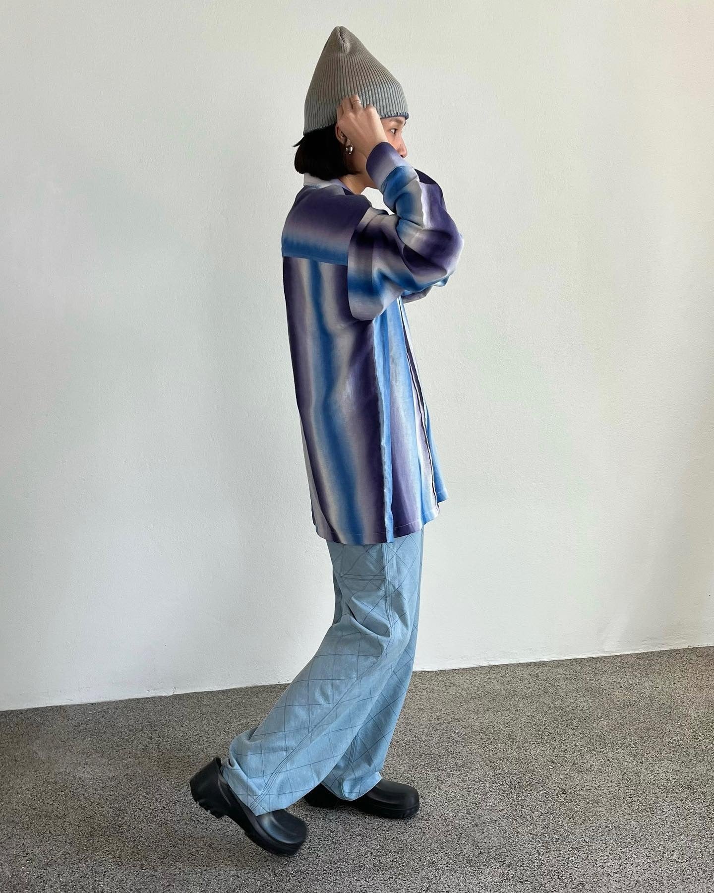 Batik Waves Oversized Shirt