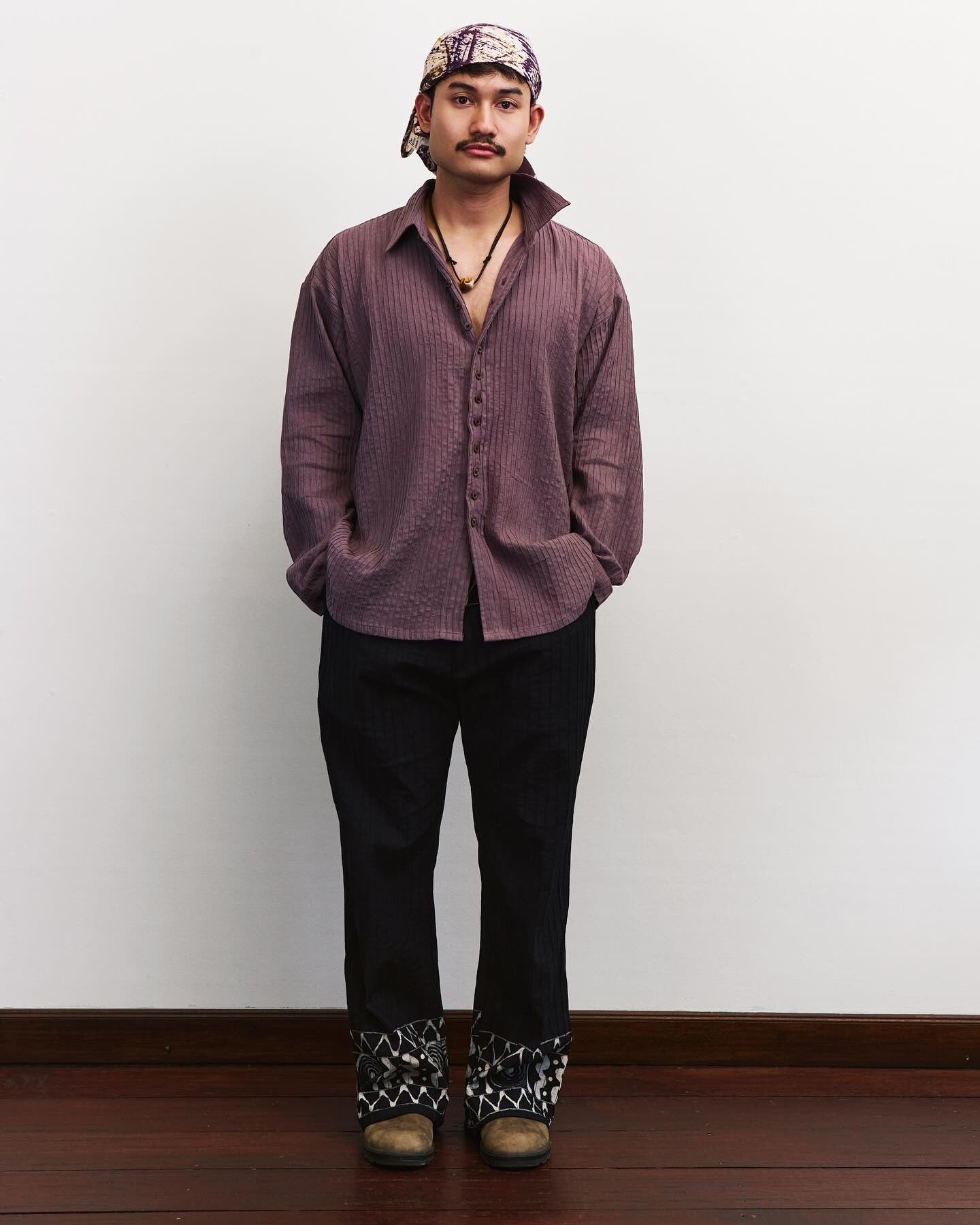 Ink Dyed Buttoned Shirt