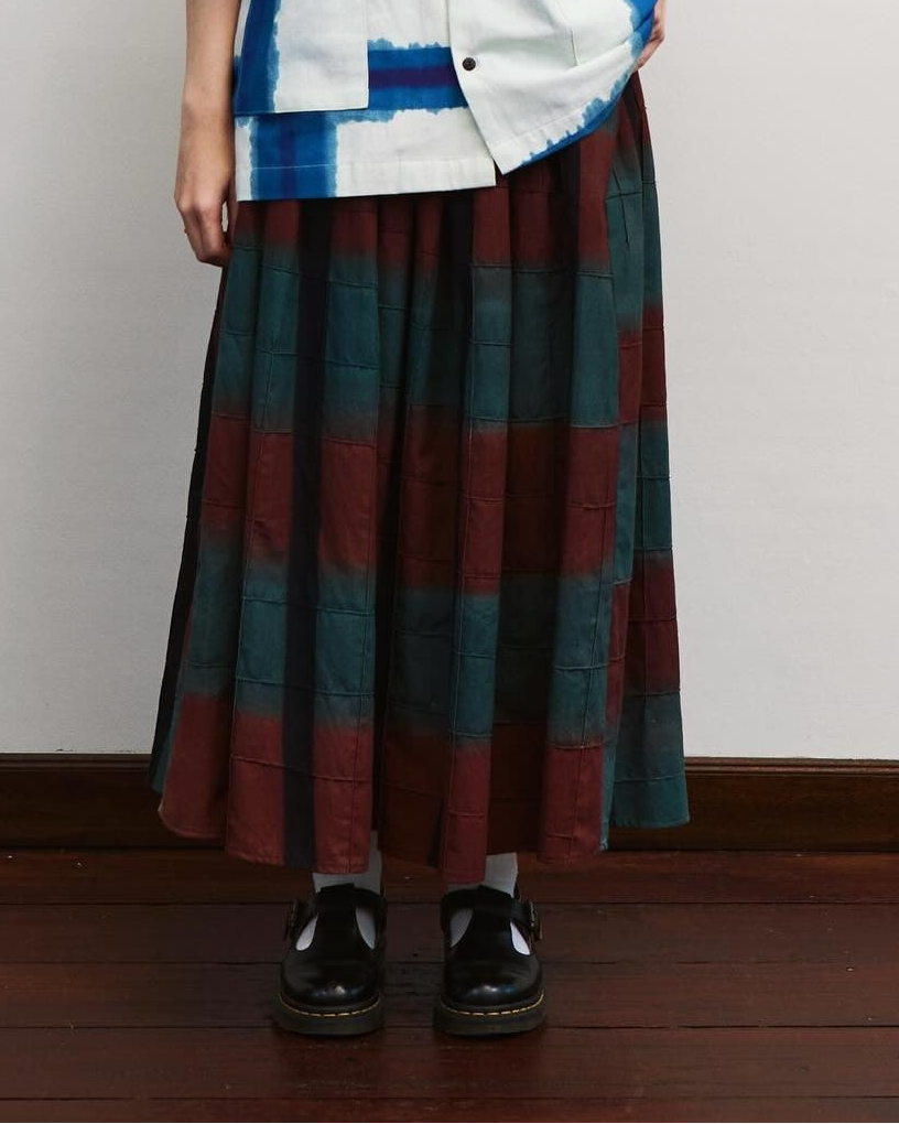 Pleated Kow Ma Skirt