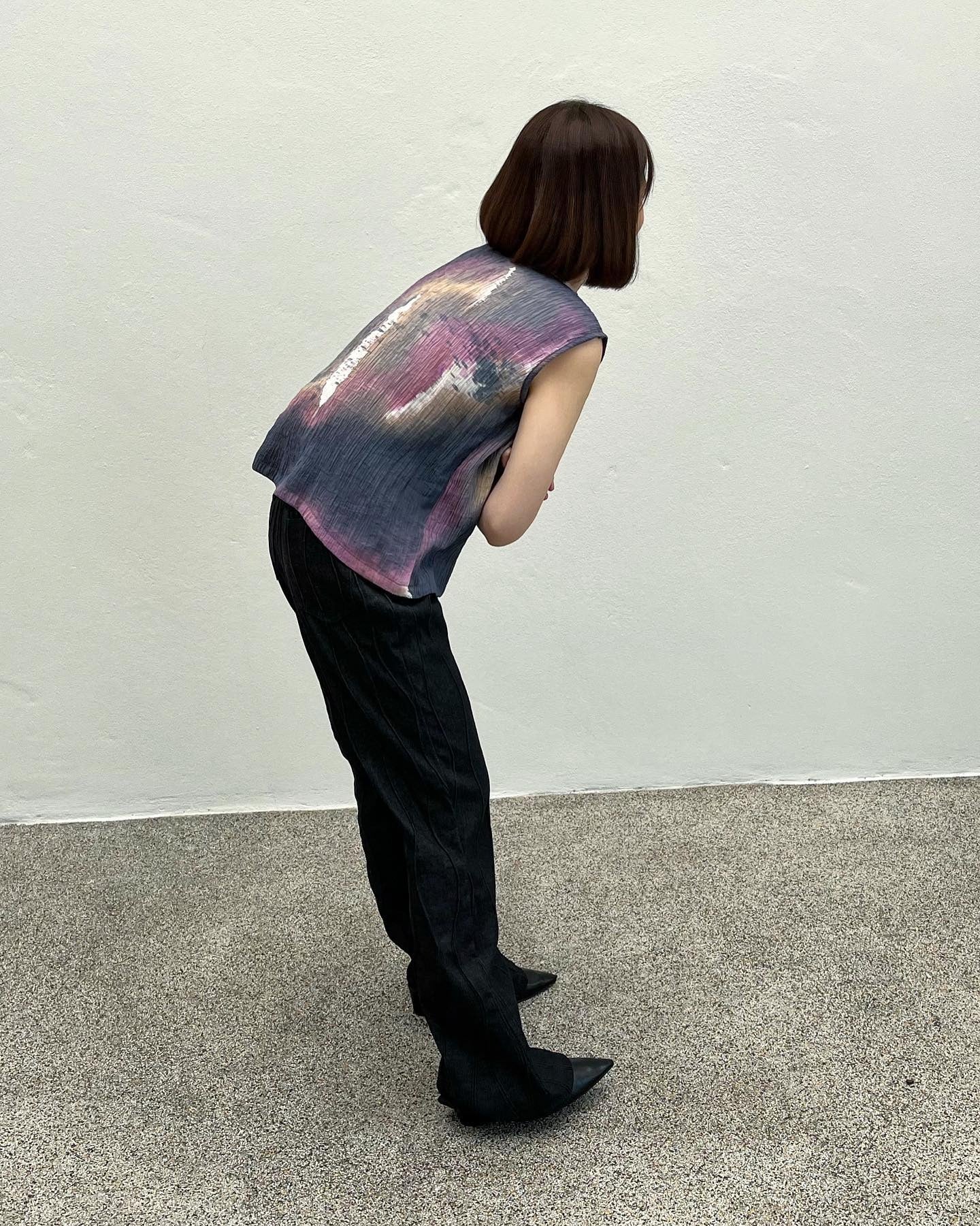 Wave Tucks Bootcut Jeans