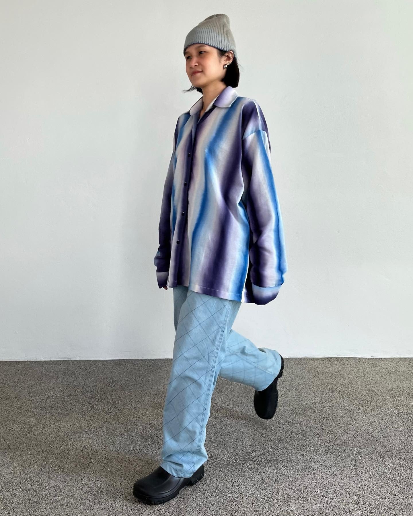 Batik Waves Oversized Shirt