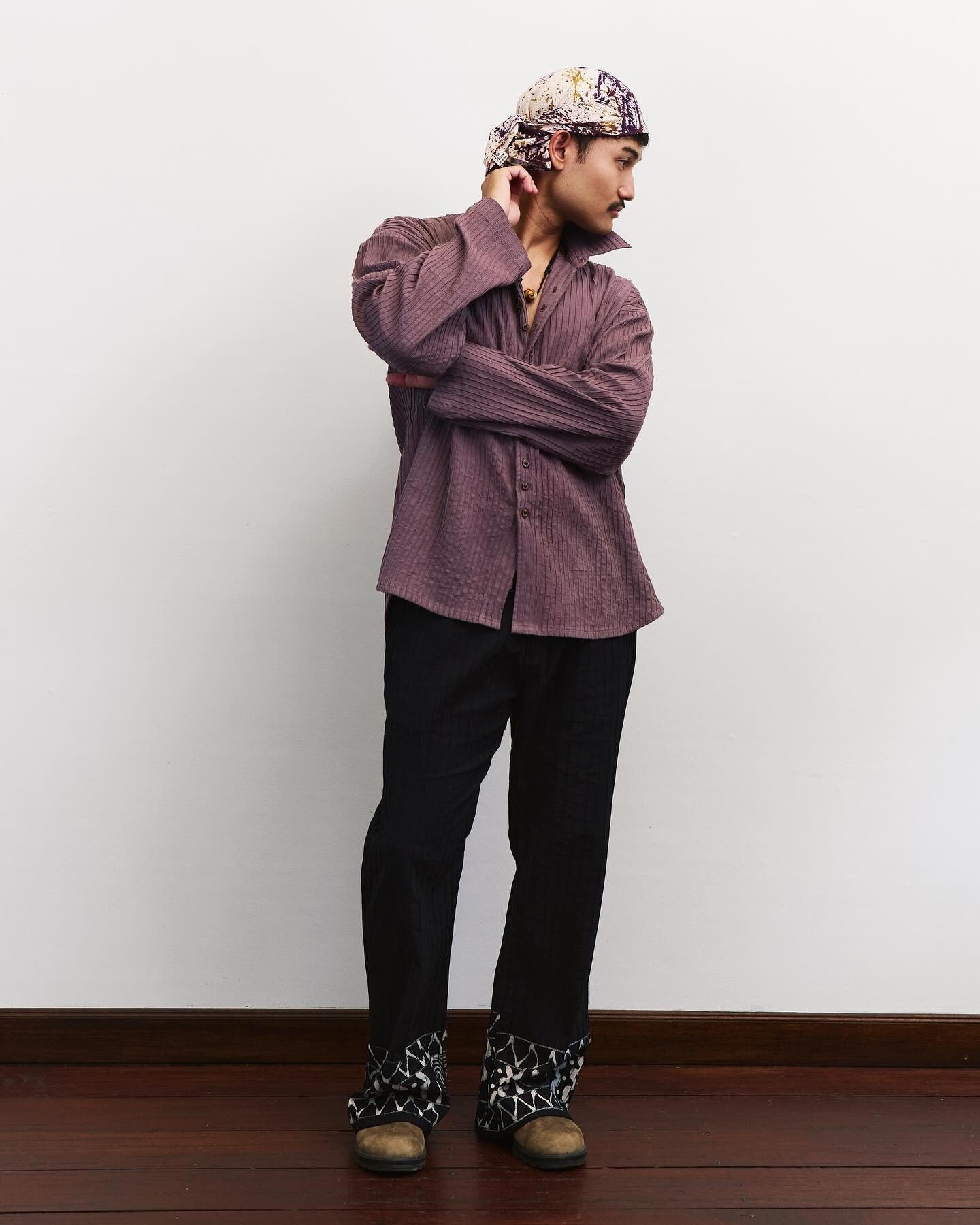 Ink Dyed Buttoned Shirt