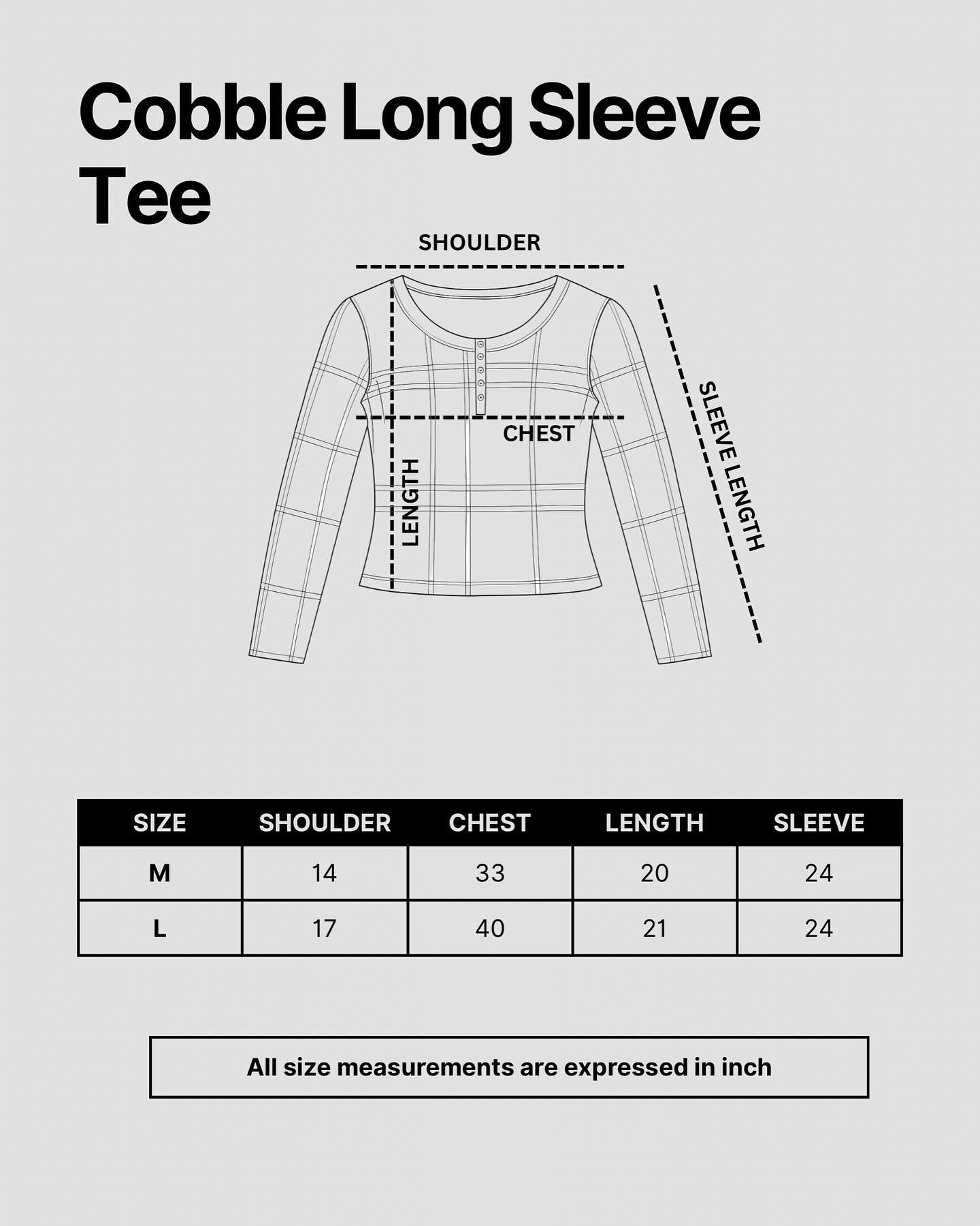 Cobble Long Sleeve Tee