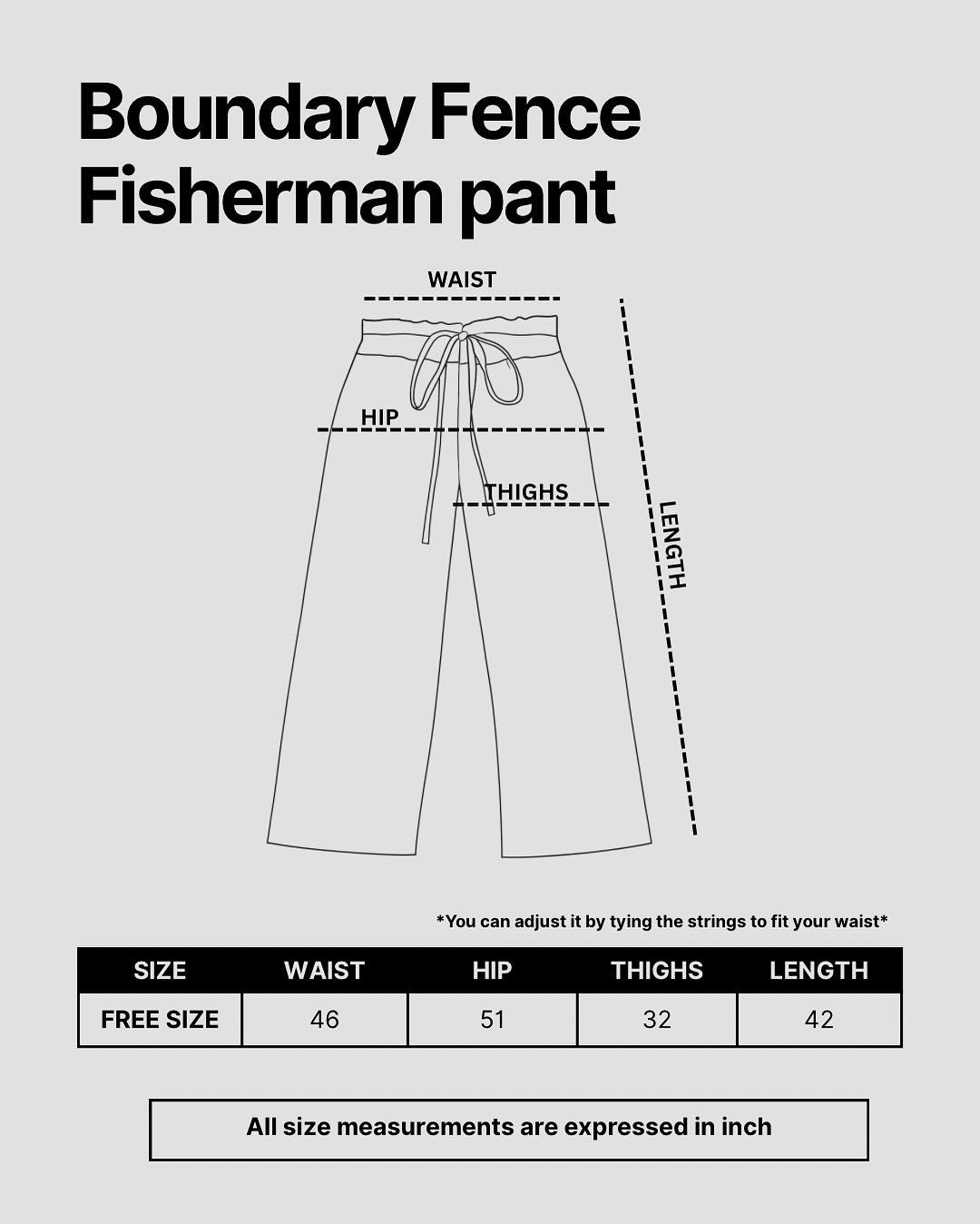Boundary Fence Fisherman Pant