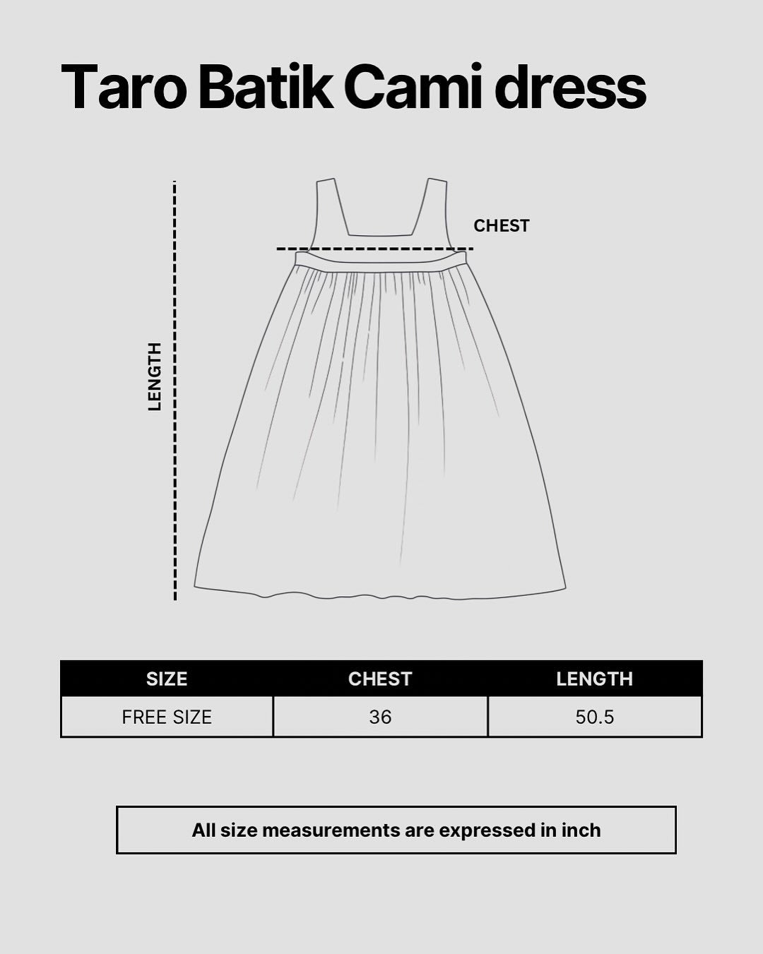 Taro Batik Cami Dress